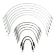 ExcelValley - Mono Modular Patch Cables TS 3.5mm 1/8" Eurorack Synth [12-Pack | 12A-Pack]
