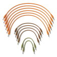 ExcelValley - Mono Modular Patch Cables TS 3.5mm 1/8" Eurorack Synth [12-Pack | 12C-Pack]
