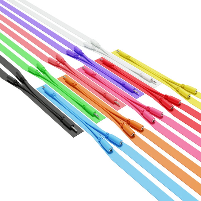ExcelValley - Mono Splitter Y Patch Cables - TS 3.5mm 1/8" Eurorack Synthesizer ExcelValley - Mono Splitter Y Patch Cables - TS 3.5mm 1/8" Eurorack Synthesizer