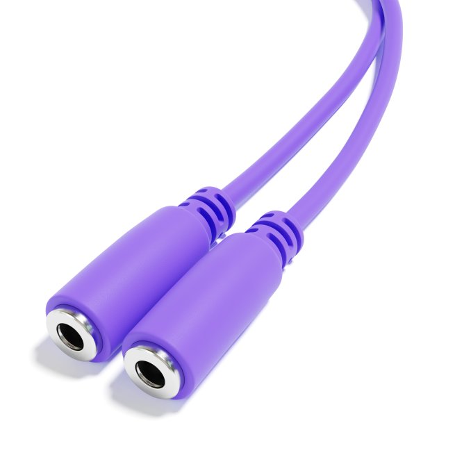 ExcelValley - 12-Pack - Mono Splitter Y Patch Cables - TS 3.5mm 1/8" Eurorack Synth Synthesizer ExcelValley - 12-Pack - Mono Splitter Y Patch Cables - TS 3.5mm 1/8" Eurorack Synth Synthesizer