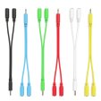 ExcelValley - 6A-Pack - Mono Splitter Y Patch Cables - TS 3.5mm 1/8" Eurorack Synth Synthesizer ExcelValley - 6A-Pack - Mono Splitter Y Patch Cables - TS 3.5mm 1/8" Eurorack Synth Synthesizer