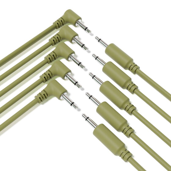 5-Pack Hybrid Mono Modular Patch Cables TS 3.5mm 1/8" Eurorack Synth Synthesizer 5-Pack Hybrid Mono Modular Patch Cables TS 3.5mm 1/8" Eurorack Synth Synthesizer