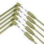 5-Pack Hybrid Mono Modular Patch Cables TS 3.5mm 1/8" Eurorack Synth Synthesizer 5-Pack Hybrid Mono Modular Patch Cables TS 3.5mm 1/8" Eurorack Synth Synthesizer