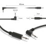 5-Pack Hybrid Mono Modular Patch Cables TS 3.5mm 1/8" Eurorack Synth Synthesizer 5-Pack Hybrid Mono Modular Patch Cables TS 3.5mm 1/8" Eurorack Synth Synthesizer