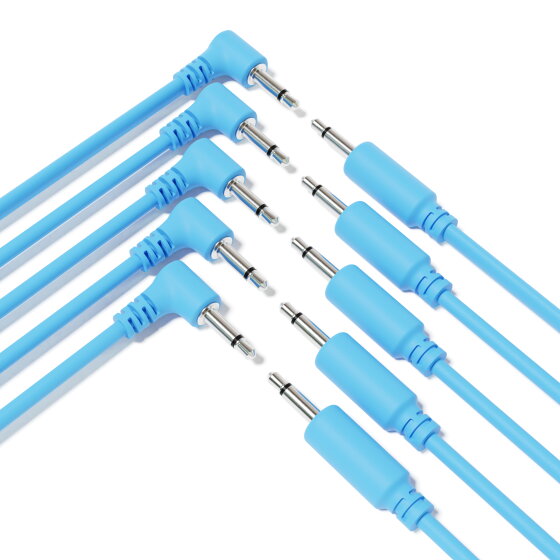5-Pack Hybrid Mono Modular Patch Cables TS 3.5mm 1/8" Eurorack Synth Synthesizer 5-Pack Hybrid Mono Modular Patch Cables TS 3.5mm 1/8" Eurorack Synth Synthesizer
