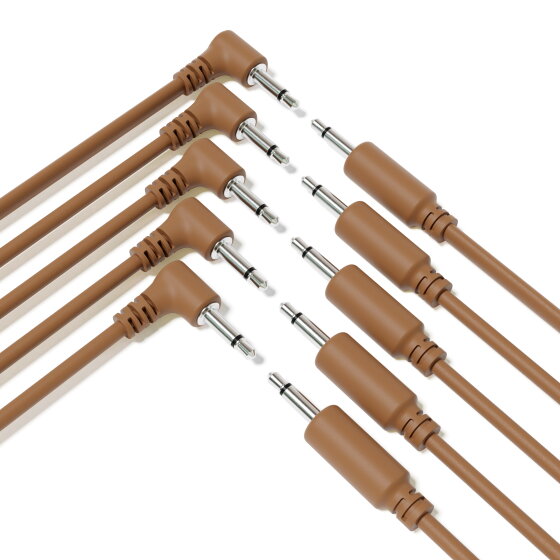 5-Pack Hybrid Mono Modular Patch Cables TS 3.5mm 1/8" Eurorack Synth Synthesizer 5-Pack Hybrid Mono Modular Patch Cables TS 3.5mm 1/8" Eurorack Synth Synthesizer