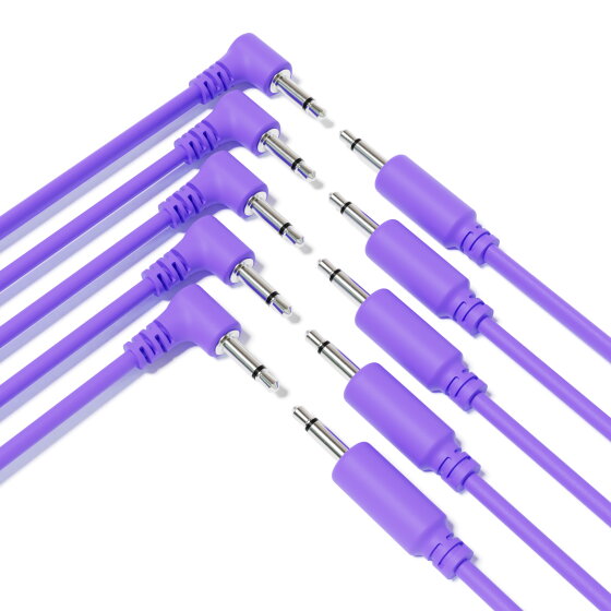 5-Pack Hybrid Mono Modular Patch Cables TS 3.5mm 1/8" Eurorack Synth Synthesizer 5-Pack Hybrid Mono Modular Patch Cables TS 3.5mm 1/8" Eurorack Synth Synthesizer