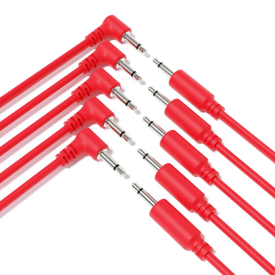 5-Pack Hybrid Mono Modular Patch Cables TS 3.5mm 1/8" Eurorack Synth Synthesizer 5-Pack Hybrid Mono Modular Patch Cables TS 3.5mm 1/8" Eurorack Synth Synthesizer