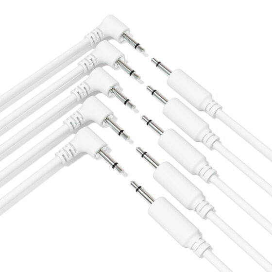 5-Pack Hybrid Mono Modular Patch Cables TS 3.5mm 1/8" Eurorack Synth Synthesizer 5-Pack Hybrid Mono Modular Patch Cables TS 3.5mm 1/8" Eurorack Synth Synthesizer