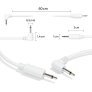 5-Pack Hybrid Mono Modular Patch Cables 3.5mm 1/8" Eurorack Synth Synthesizer 5-Pack Hybrid Mono Modular Patch Cables 3.5mm 1/8" Eurorack Synth Synthesizer