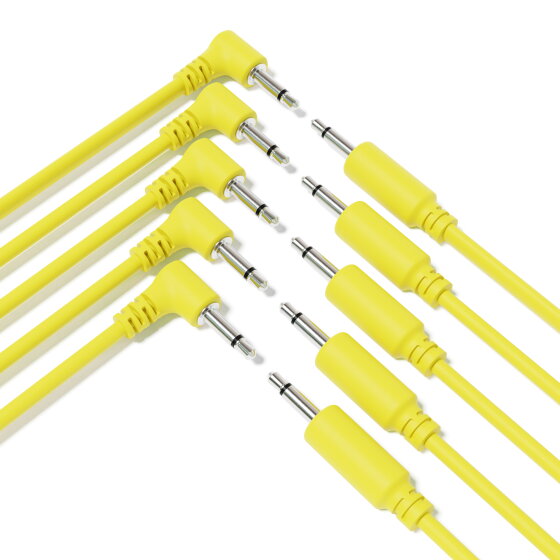 5-Pack Hybrid Mono Modular Patch Cables TS 3.5mm 1/8" Eurorack Synth Synthesizer 5-Pack Hybrid Mono Modular Patch Cables TS 3.5mm 1/8" Eurorack Synth Synthesizer
