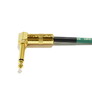1 Piece - Right Angle Guitar Pedal Effect Mono Patch Cables Leads - 6.35mm 1/4"