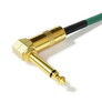 1 Piece - Right Angle Guitar Pedal Effect Mono Patch Cables Leads - 6.35mm 1/4"