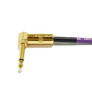 1 Piece - Right Angle Guitar Pedal Effect Mono Patch Cables Leads - 6.35mm 1/4"