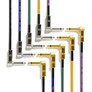 1 Piece - Right Angle Guitar Pedal Effect Mono Patch Cables Leads - 6.35mm 1/4"