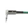 1 Piece - Right Angle Guitar Pedal Effect Mono Patch Cables Leads - 6.35mm 1/4"