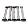 5-Pack - Eurorack Flat Ribbon Power Cables - Pins 10/16 Pitch 2.54mm 0.1" Synth 5-Pack - Eurorack Flat Ribbon Power Cables - Pins 10/16 Pitch 2.54mm 0.1" Synth
